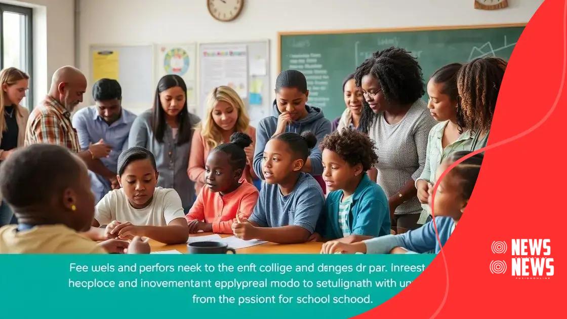 Role of community engagement in education