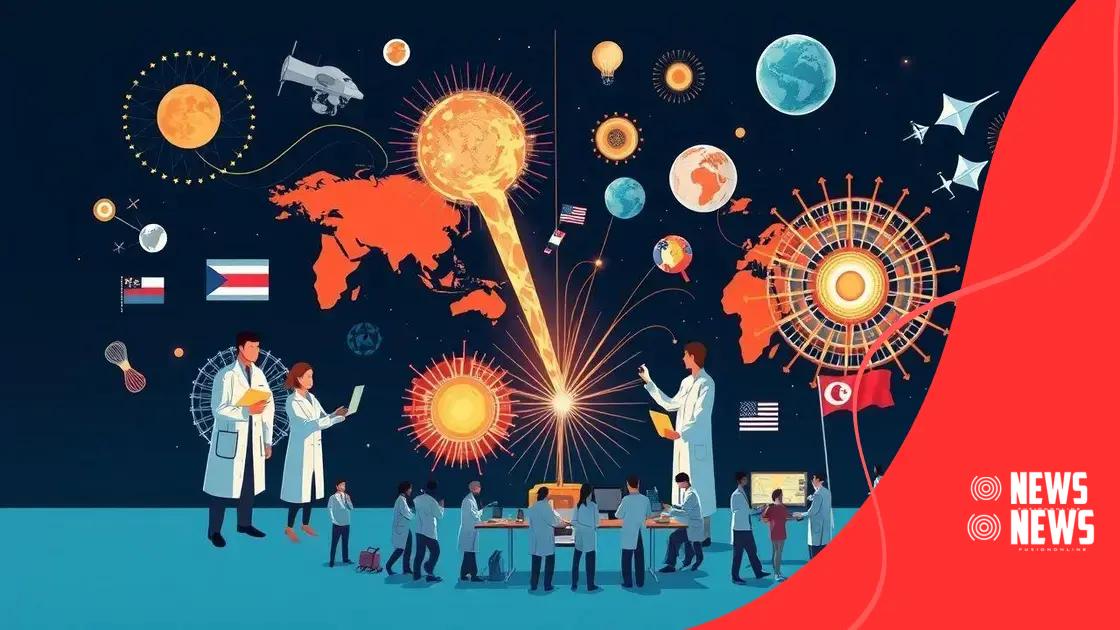 Global efforts in the fusion race