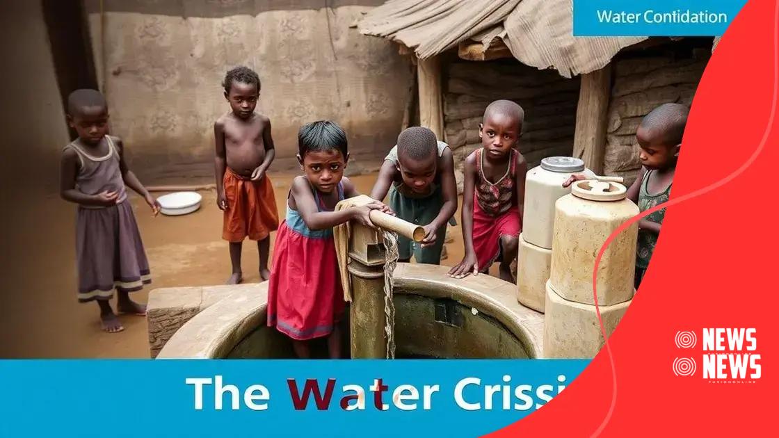 Impact of the water crisis on communities