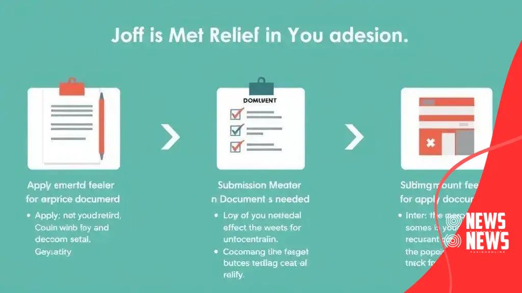 How to apply for relief benefits