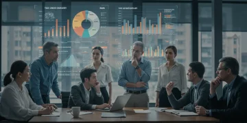 Families and individuals reviewing 2026 tax law changes on a digital tablet, planning financial adjustments.