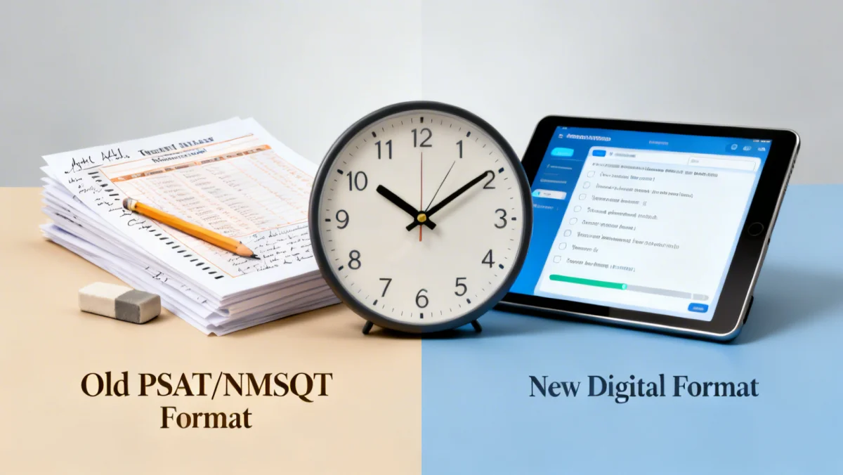 Transition from traditional to digital PSAT NMSQT testing